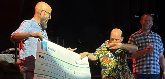 Nimbus Social Impact Fund Awards Inaugural £50,000 Grant to Able2UK at Exclusive Lewis Capaldi Event